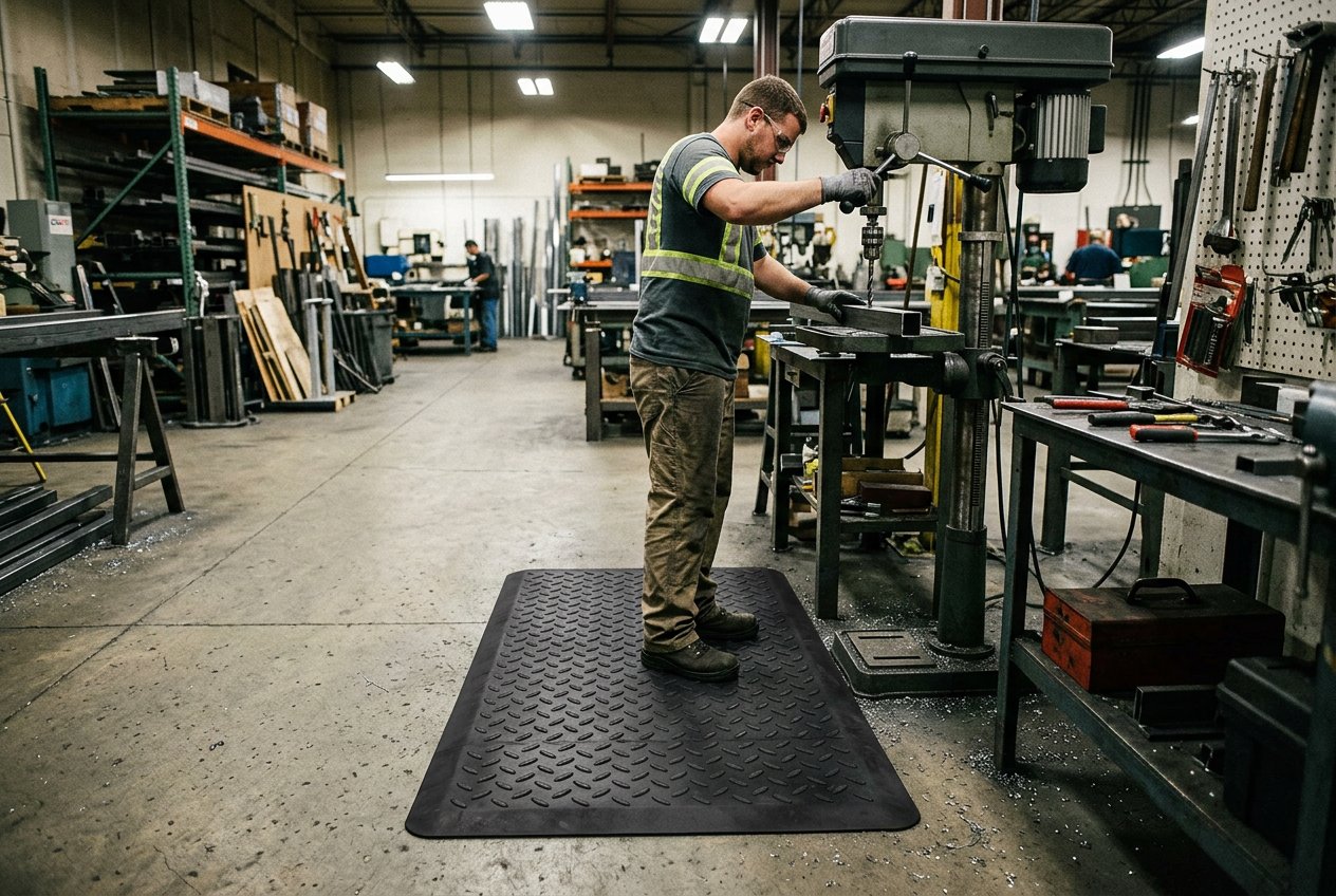 Diamond Plate Safety Step