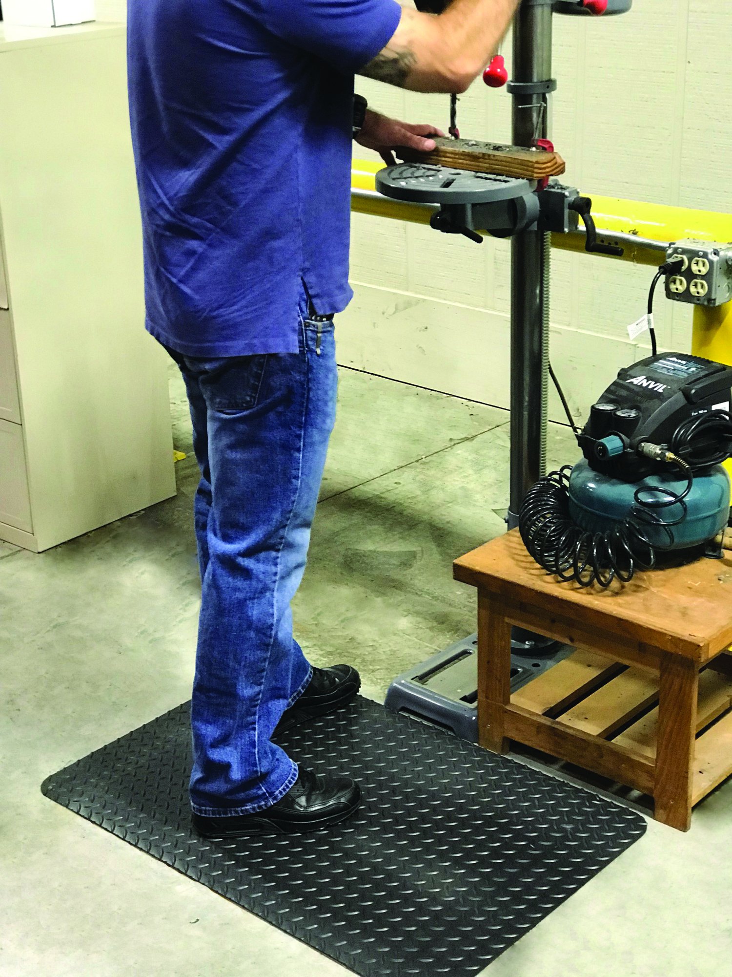 Diamond Plate Safety Step - View 1